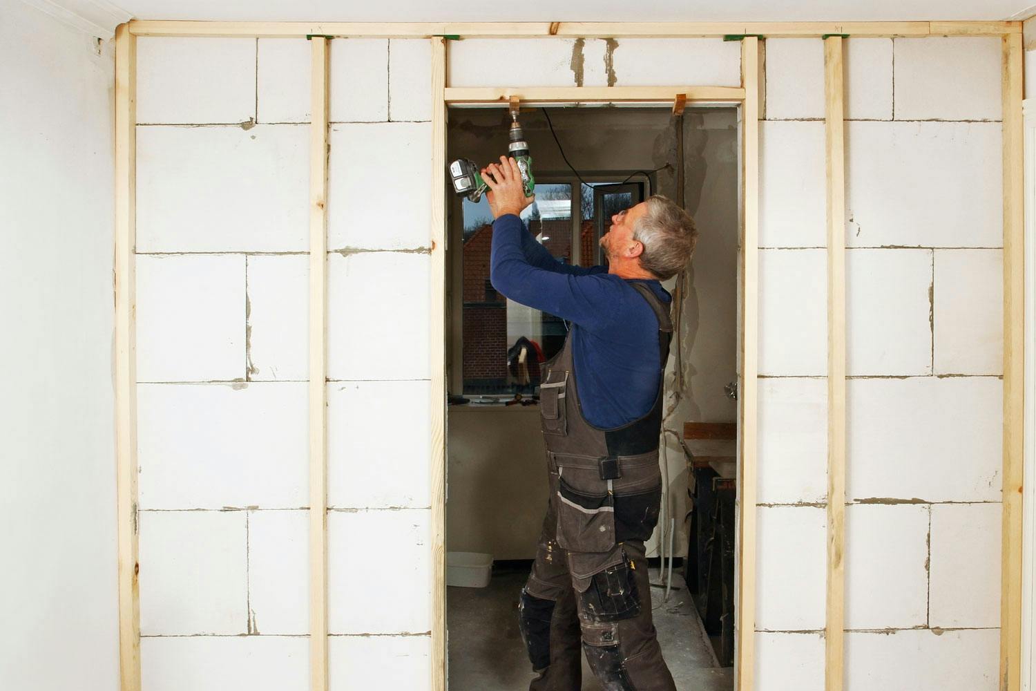 Nem skillevæg af multiplader Byg væg med multiplader